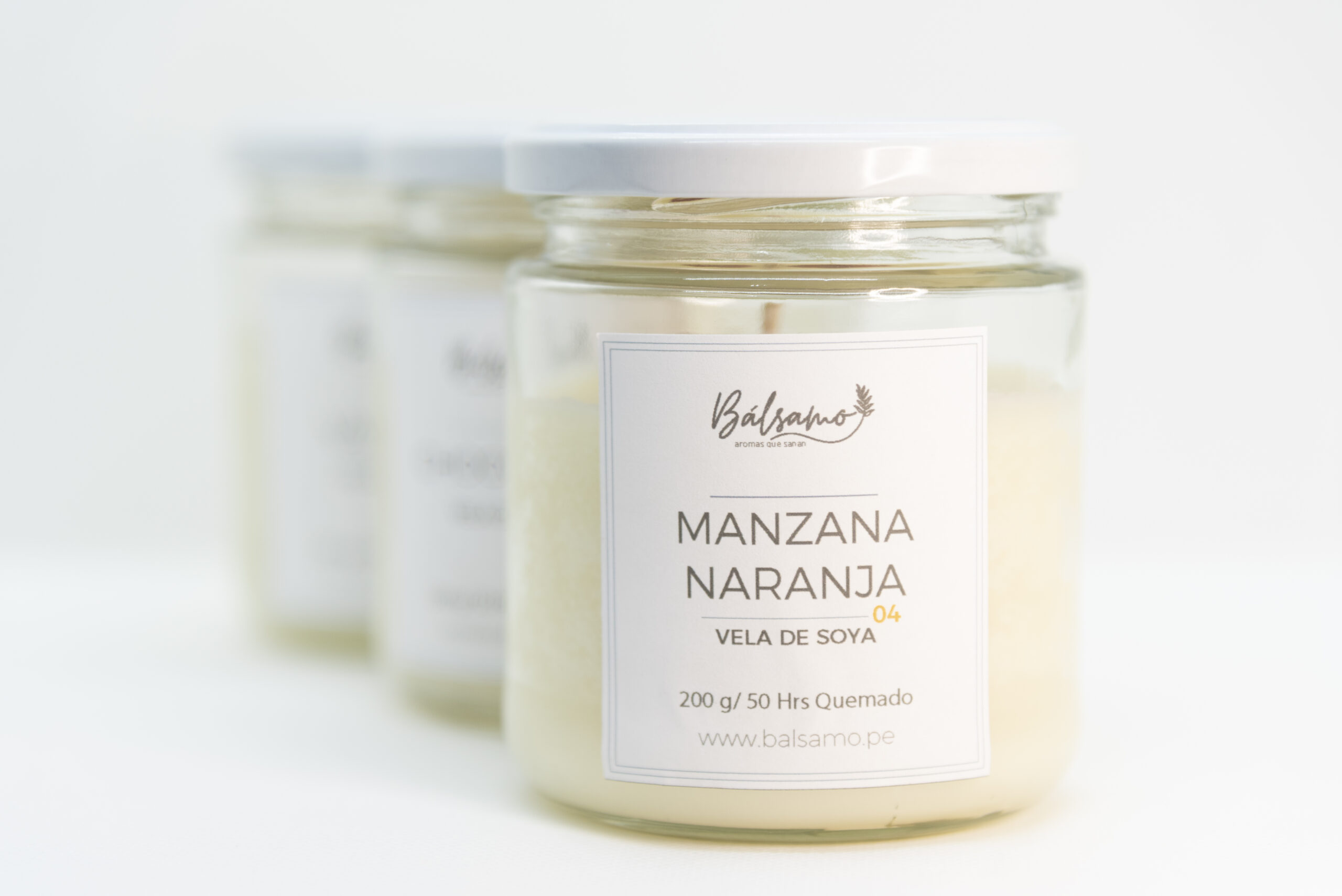 Vela de Soya - Manzana-Naranja - Imagen 4