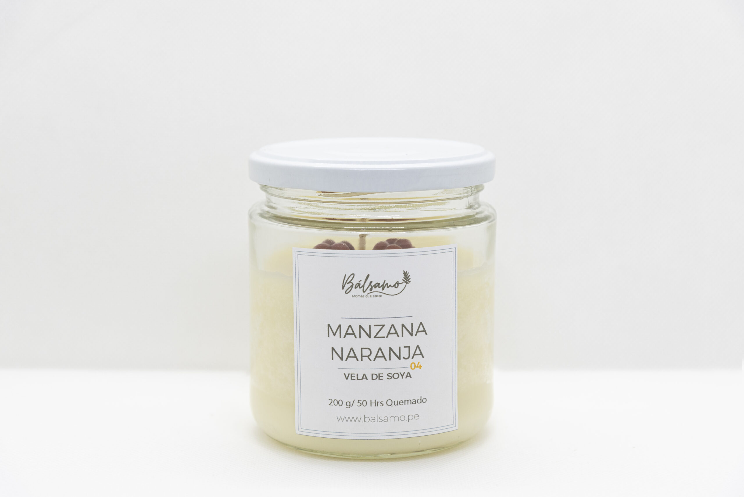 Vela de Soya - Manzana-Naranja - Imagen 2