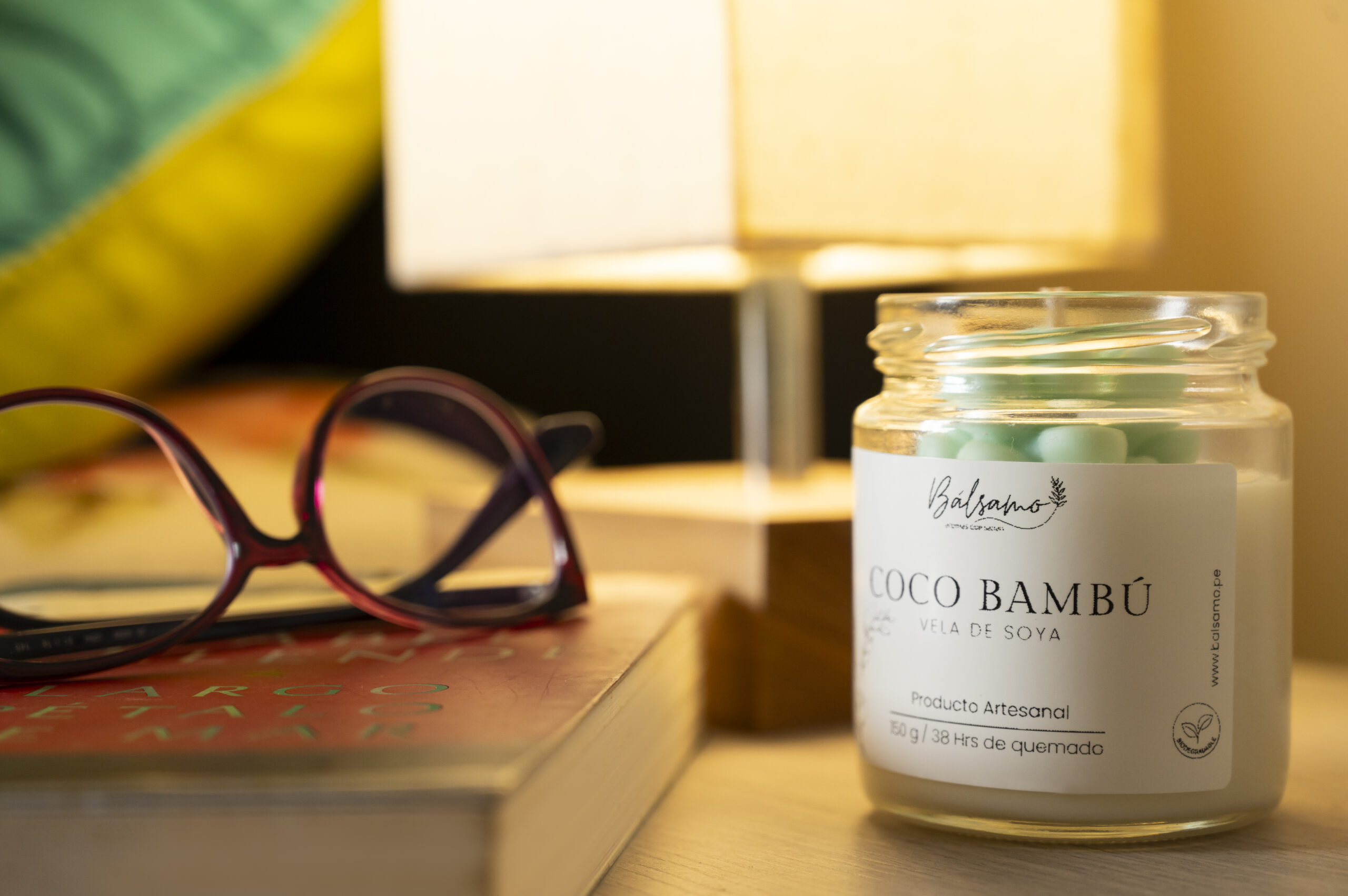 Vela de Soya - Coco-Bambú - Imagen 3