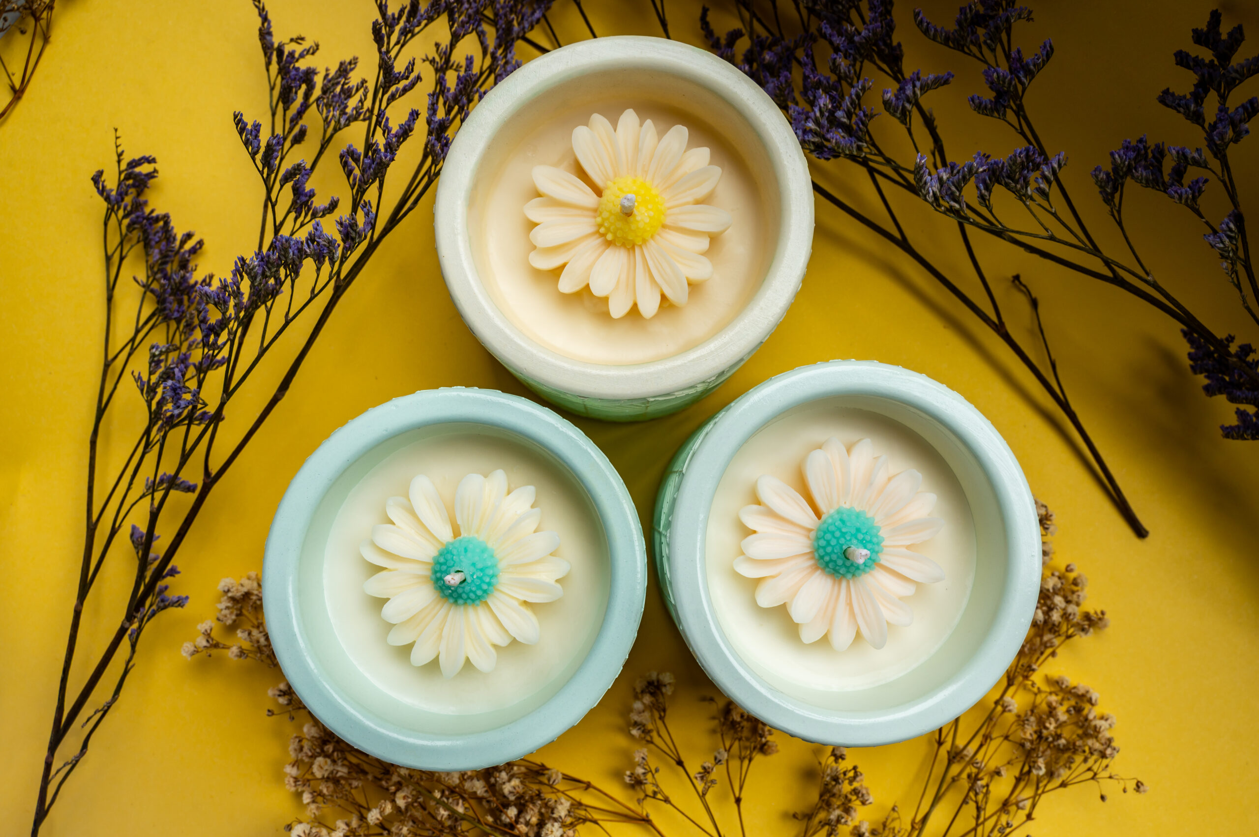 Vela de Soya - Concreto Hojas - Imagen 2