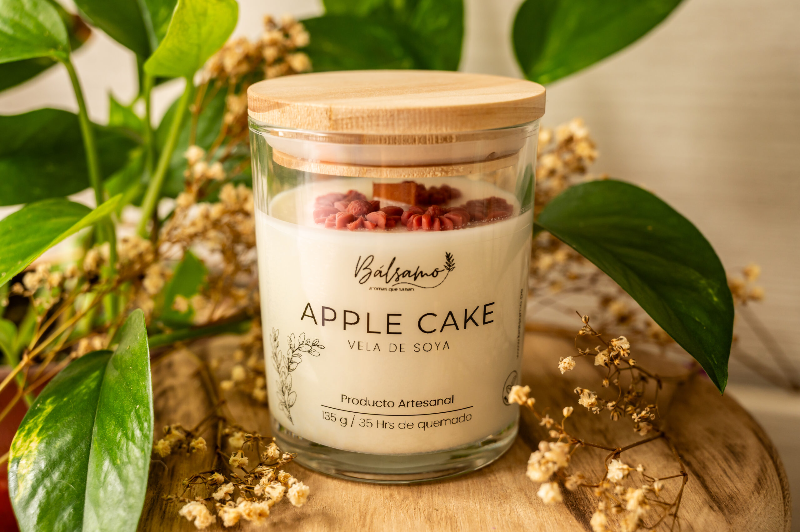 Vela de Soya (Vaso Tapa Madera) - Imagen 3