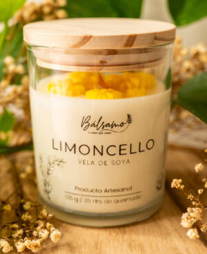 Vela de Soya (Vaso Tapa Madera)