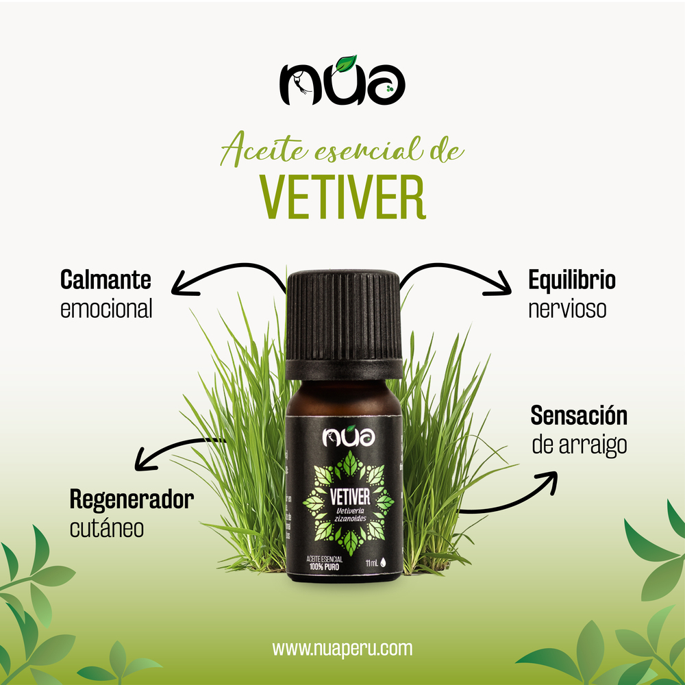 Aceite esencial de vetiver